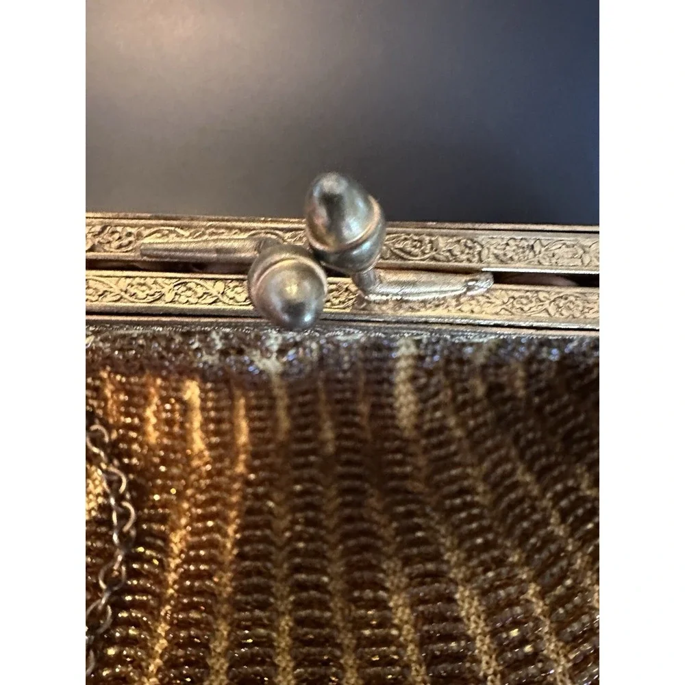 1930's Gold Beaded Opera Purse